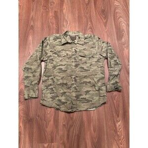 Northwest Territory Camoflauge Shirt Mens Large Hunting Flap Pockets Outdoors
